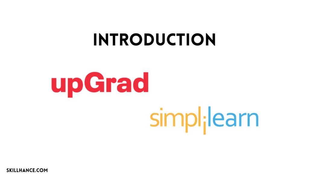 Introduction To upGrad & Simplilearn