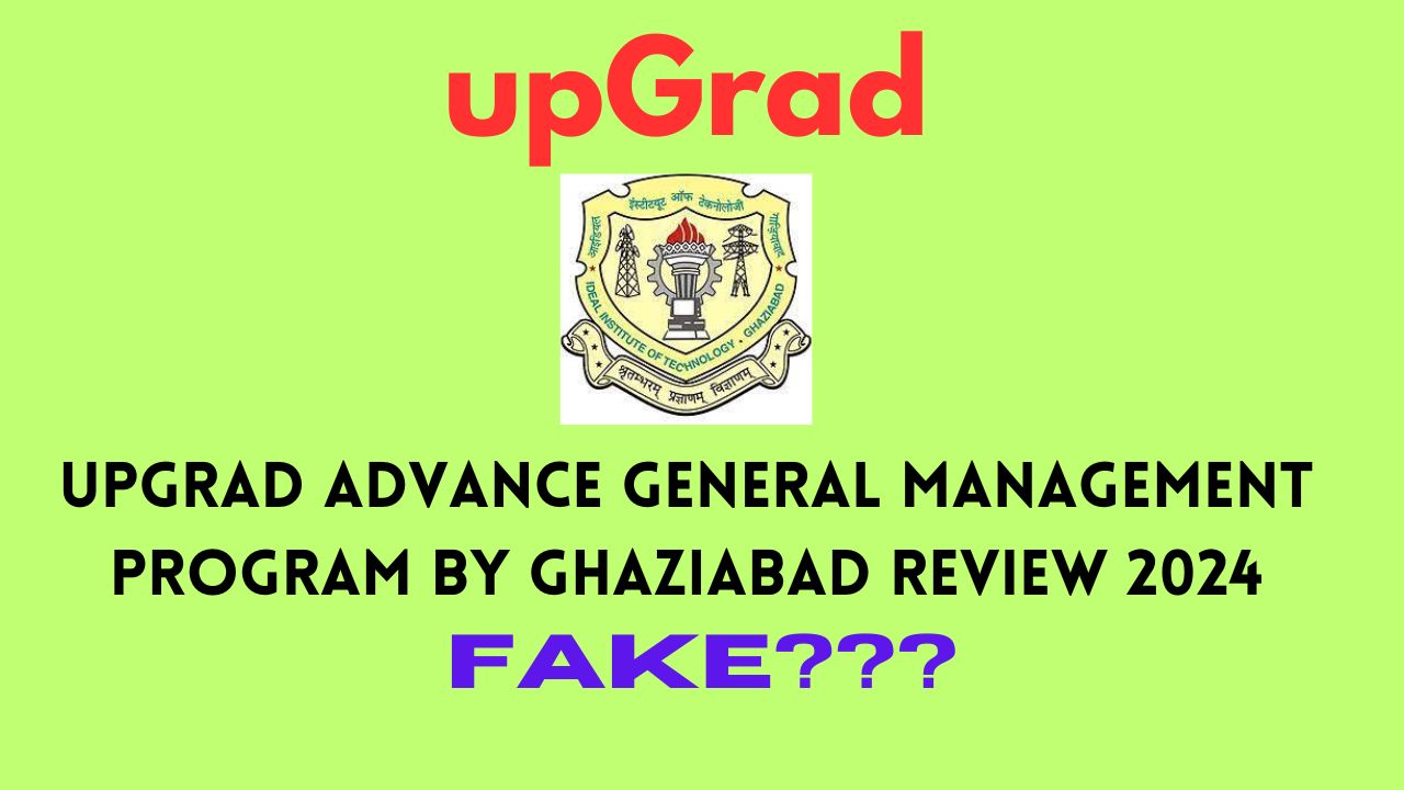 upGrad Advance General Management Program by Ghaziabad Review