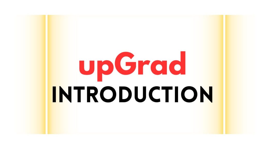 upgrad introduction